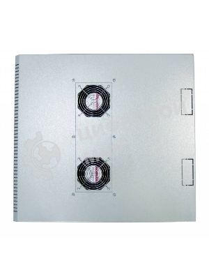Шкаф настенный ЦМО ШРН-Э-12.500.1 12U 600x520 мм пер. дв. стал. лист несъемные бок. пан. серый