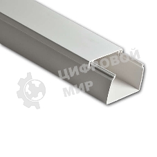 Кабель-канал 60х40 L2000 пластик белый Рувинил РКК-60х40