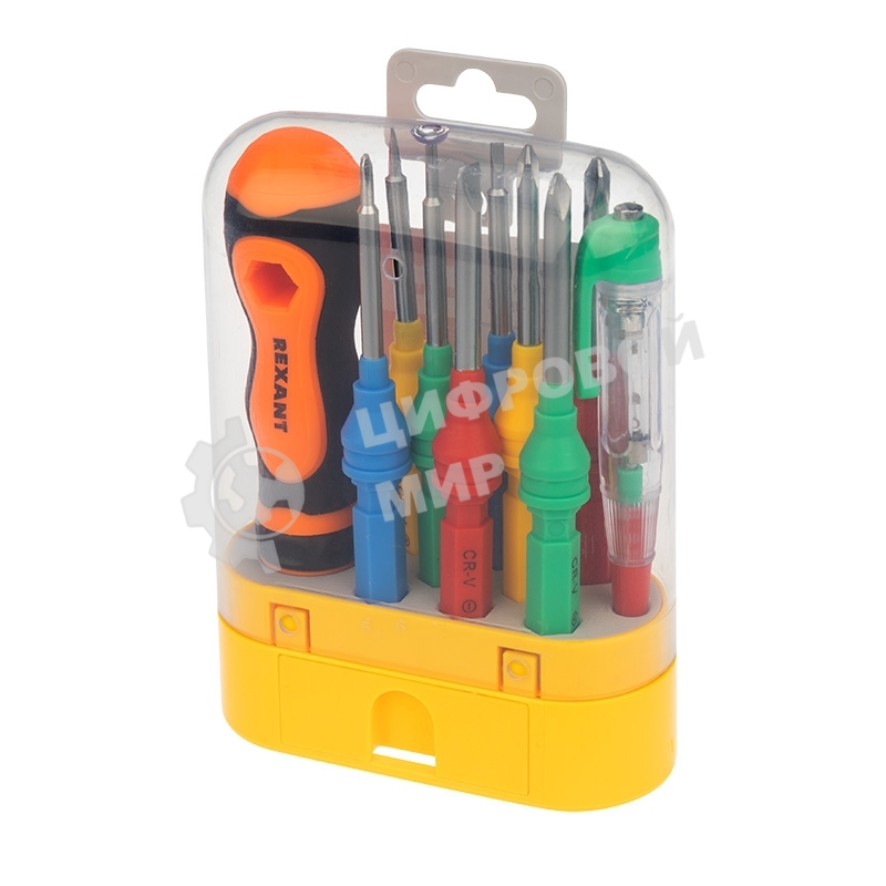 Набор отверток 10 предметов Rexant