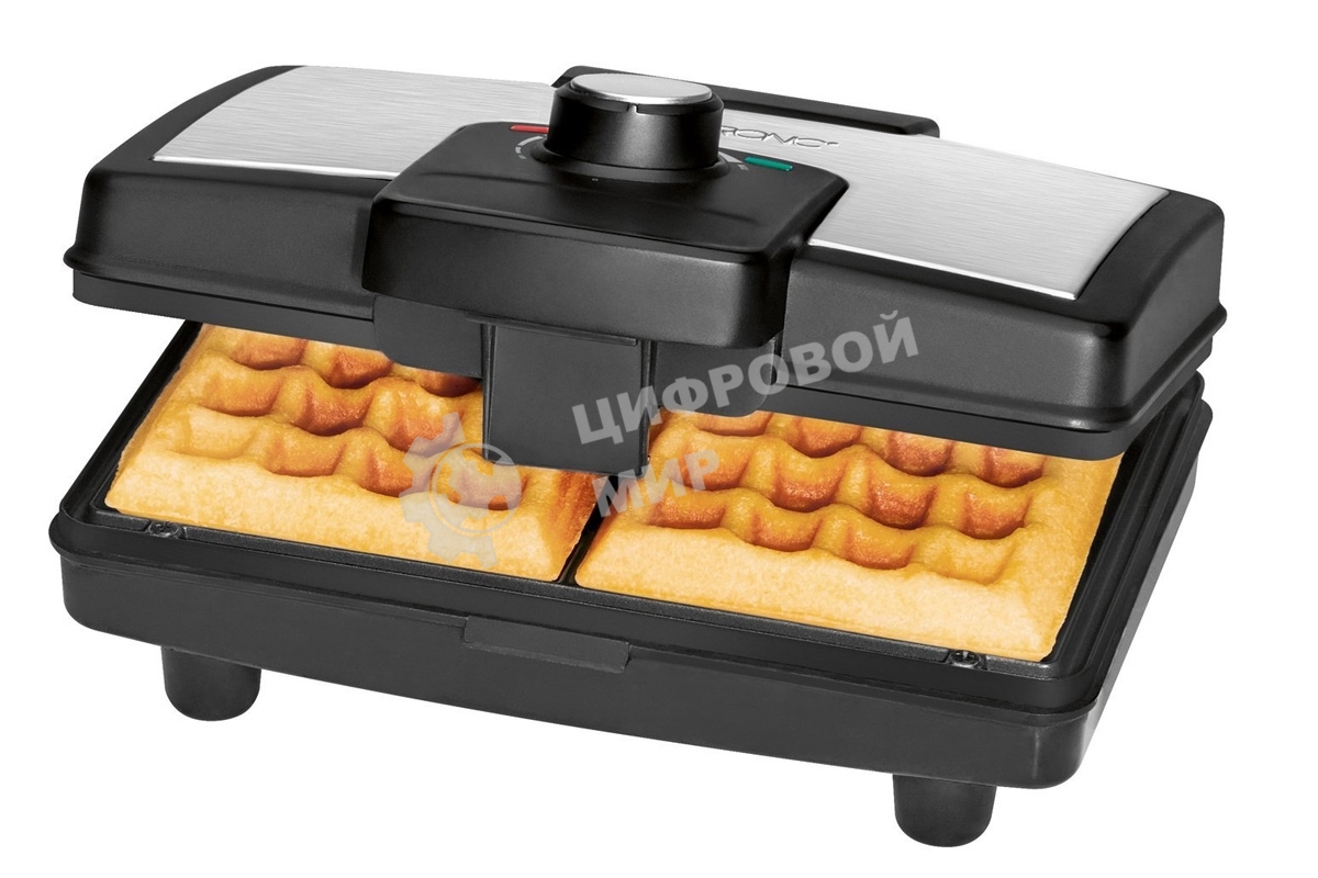 Вафельница Clatronic WA 3606 schwarz-inox