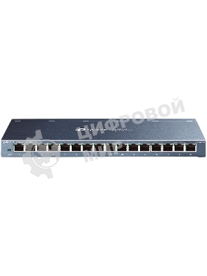 Коммутатор настольный TP-Link TL-SG116P с 16 гигабитными портами PoE+