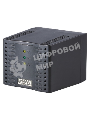 Стабилизатор напряжения Powercom Voltage Regulator, 3000VA, Black, Schuko