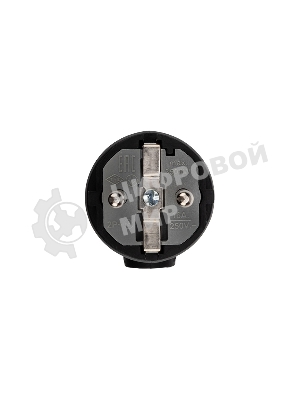 Вилка Rexant угловая влагозащищенная, с/з, 16 А, IP44 каучук