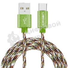Кабель Crown USB - microUSB CMCU-3092M military