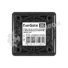 Решетка для вентилятора с фильтром 40х40 ExeGate EG-040PSFB черный