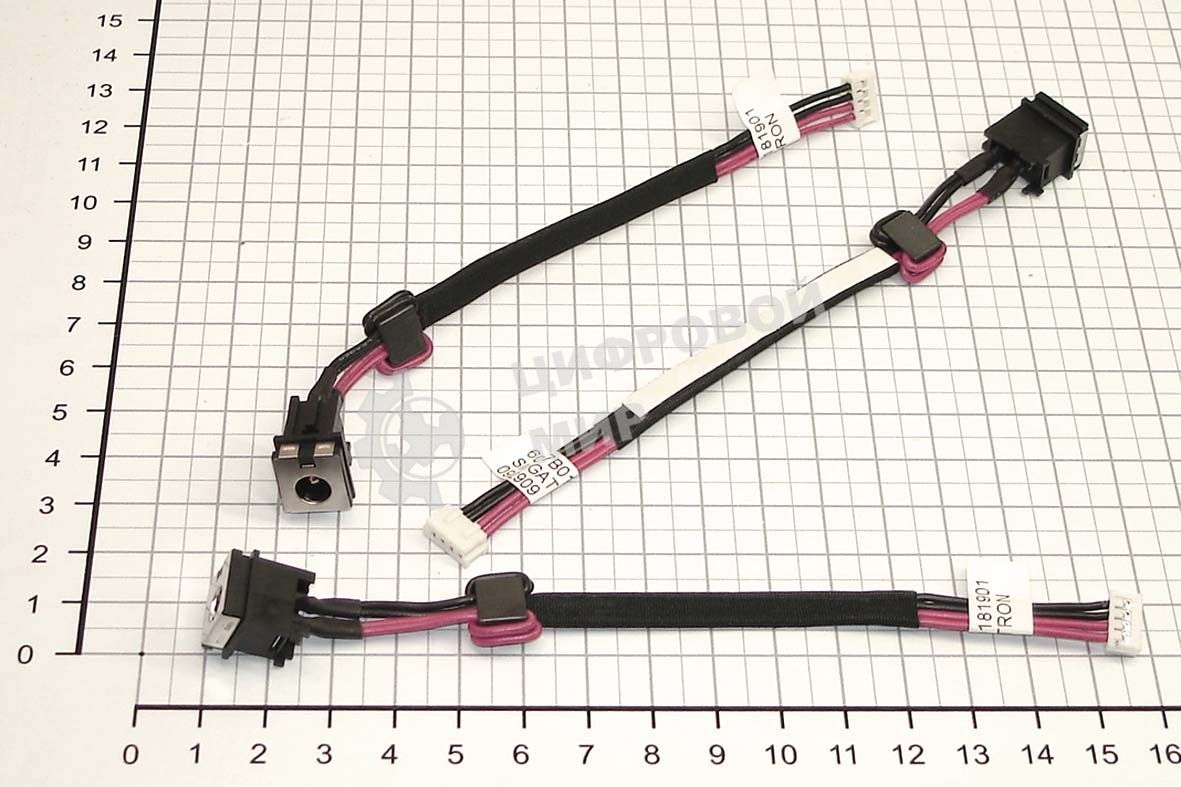 Разъем для ноутбука Toshiba Satellite E100 E105 E105-S1402 E105-S1602 E105-S1802 с кабелем