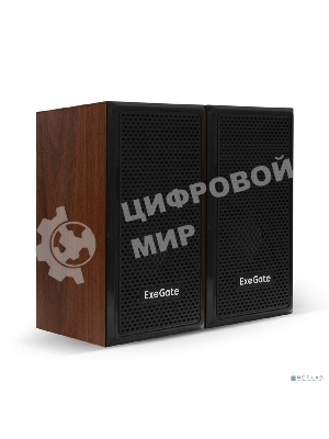 Акустическая система 2.0 ExeGate EX287058RUS Tango 312 (питание USB, 2х3Вт (6 Вт RMS), 80-20000Гц, светлое дерево)