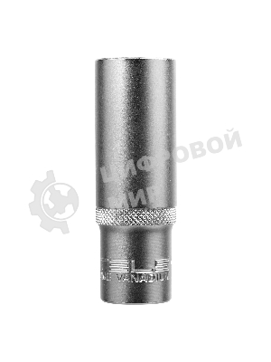 Головка торцевая удлиненная Stels 18 мм, 6-гранная, CrV, под квадрат 1/2