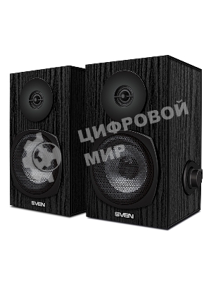 Акустическая система SVEN SPS-575 2.0 черный 6Вт