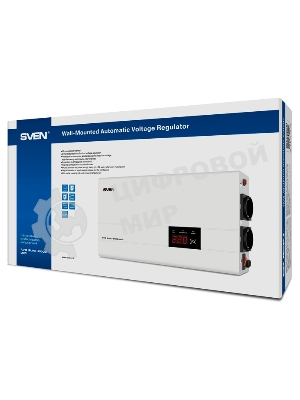 Сетевые фильтры SVEN Стабилизатор напряжения AVR SLIM-2000 LCD