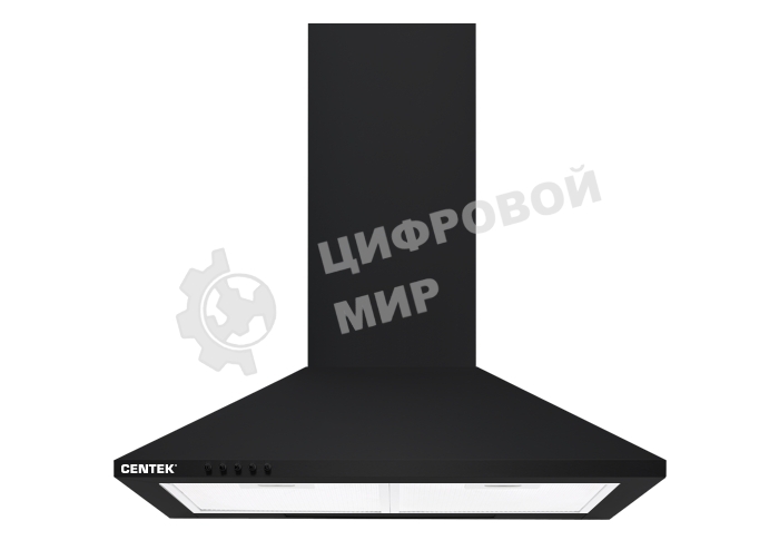 Вытяжка каминная Centek СТ-1820-60 черный, 60 см, 800 куб. м/ч, 55 дБ