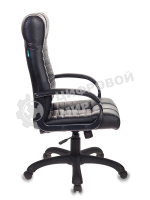 Кресло Бюрократ KB-10/BLACK черный, экокожа