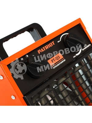 Калорифер PATRIOT PT-Q 5 220В терморегулятор, нерж.ТЭН, шнур с промышленной вилкой
