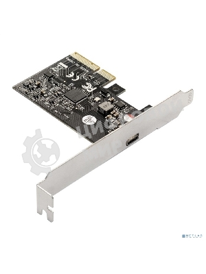 Контроллер ExeGate EXE-321 EX293839RUS (PCI-E x4 v3.0, 20Gbps (USB3.2 GEN2x2) Type-C ext., ASMedia Chipset ASM3242)