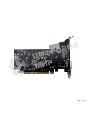 Видеокарта CBR GT730 2Gb DDR3, 128bit, 700Mhz, 1*HDMI + 1*DVI + 1*VGA, 49W, Ret VGA-STXT730-2G-RTL