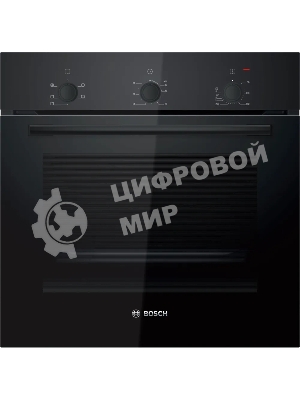 Духовой шкаф Bosch HBF011BA1T Serie 2, черный, класс энергоэффективности А, 4 режима,71 литр, сделано в Турции