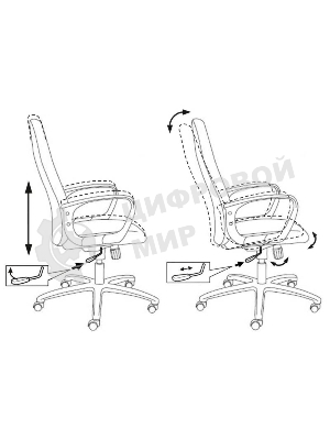 Кресло Бюрократ CH-808AXSN/TW-11 черный, ткань