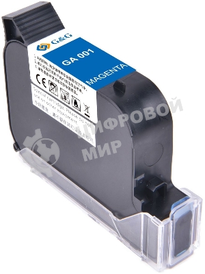 Картридж струйный G&G GA-001M пурпурный (42мл) для G&G GG-HH1001