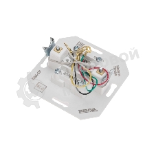 Розетка телефонная Kranz RJ11 DEA с/у мех. бел