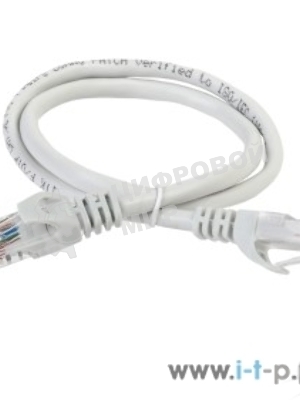 Коммутационный шнур (патч-корд), кат.5Е UTP, LSZH, 2м, серый Коммутационный шнур (патч-корд), кат.5Е UTP, LSZH, 2м, серый