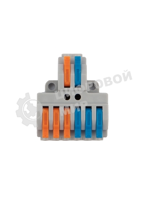 Клемма соединительная Rexant многоразовая быстрозажимная разветвительная, с монтажной площадкой (2х3) (50 шт./уп.)