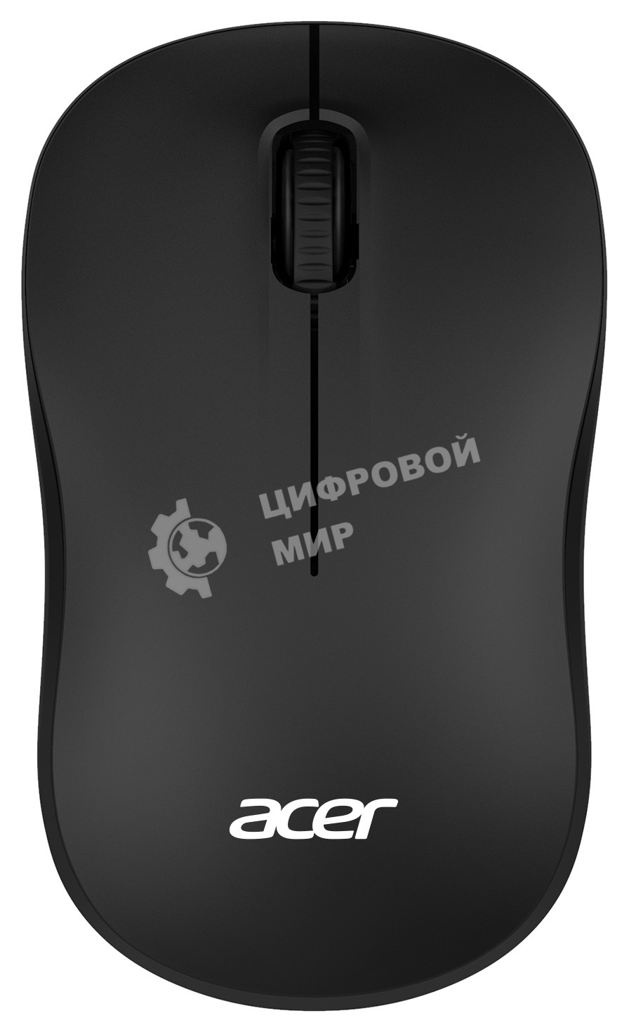 Мышь беспроводная Acer OMR160 черный, 1200 dpi, радиоканал, USB, кнопки - 3