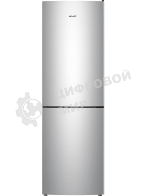 Холодильник Atlant XM-4621-181 серебристый двухкамерный 205/119л морозилка снизу