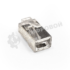 Коннектор ExeGate PL45-C5-8P8C-SH-100 RJ-45 cat.5e (8P8C) под одножильный кабель, экранированный, золотое напыление (100 шт)