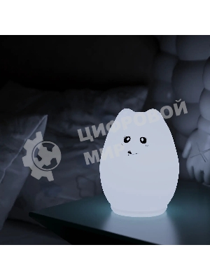 Ночник Gauss NN303 кошка белый