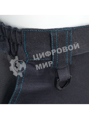 Брюки профессиональные рабочие, 97% хлопок 3% спандекс, L Gross