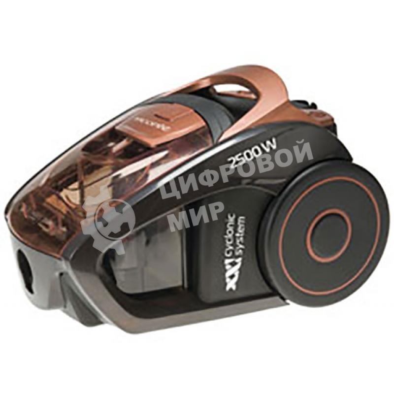 Пылесос Viconte VC-381 коричневый, 400/2400 Вт, уборка сухая, пылесборник контейнер 2 л