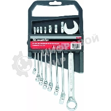 Набор комбинированных ключей Matrix (8-19 мм) 8 шт.
