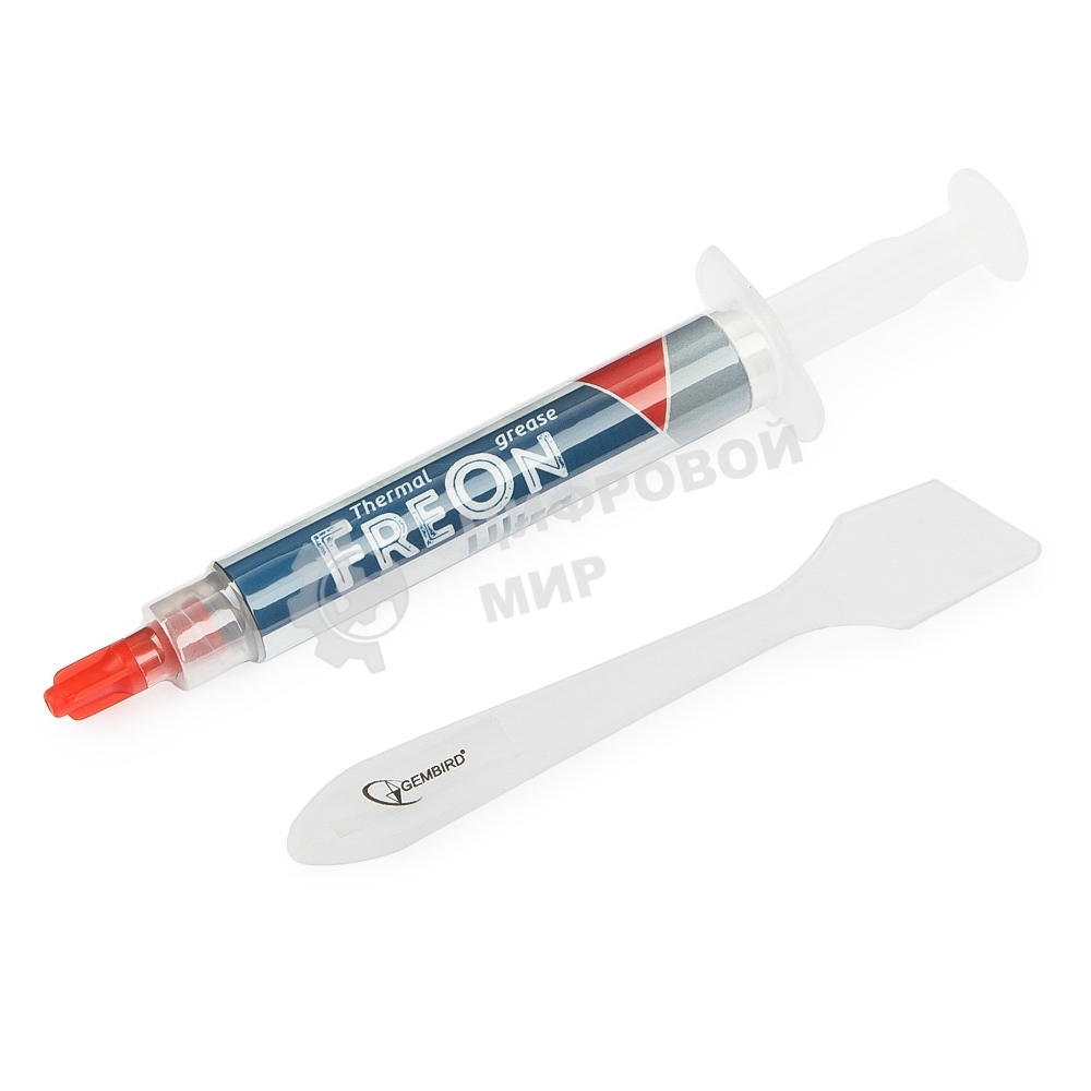 Термопаста Gembird FreOn Ultra GF-21-3 для радиаторов, 3гр, шприц