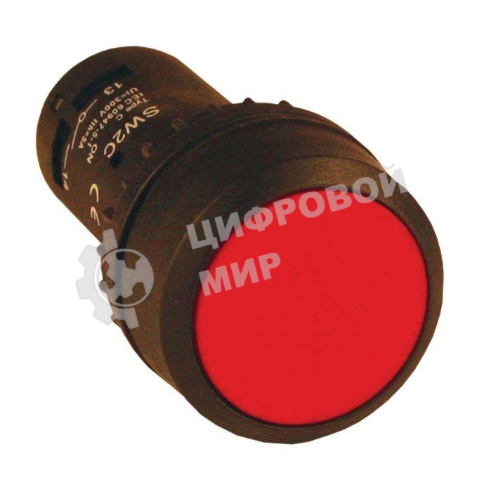 Кнопка SW2C-11 возвратная кр. NO+NC EKF sw2c-11s-r