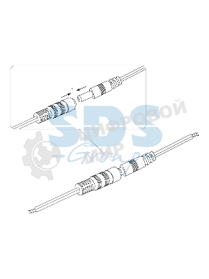Разъем питания Rexant штекер 2.5х5.5x10 мм с проводом 20 см