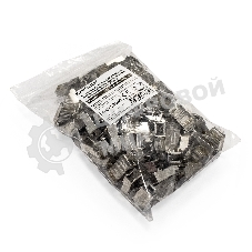 Коннектор ExeGate PL45-C5-8P8C-SH-100 RJ-45 cat.5e (8P8C) под одножильный кабель, экранированный, золотое напыление (100 шт)