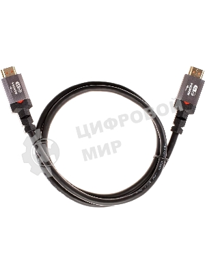 Кабель Telecom TCG365-1M HDMI 19M/M,ver. 2.1, 8K@60 Hz 1m метал разъемы, Telecom TCG365-1M