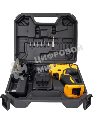 Дрель-шуруповерт Вихрь ДА-16Л-2К, 16 В, 2 Ач, 42Нм, щеточный