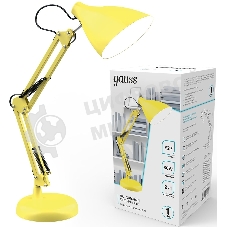 Светильник Gauss GT0035 настольный на струбцине/основание E27 желтый 60Вт