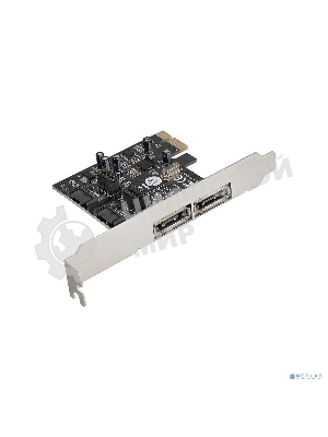 Контроллер ExeGate EXE-501 PCI-E 2.0, SATA3 6Gb/s, 2 int+2 ext (OEM)