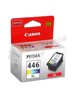 Картридж струйный Canon CL-446XL (8284B001) для Canon PIXMA MG2440/2540. Цветной, 300 стр.