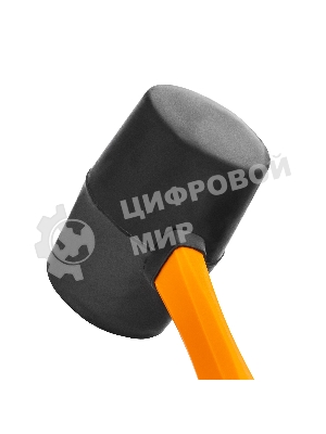 Киянка резиновая Sparta 450 г, черная резина, фибергласовая рукоятка