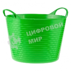 Ведро гибкое Сибртех сверхпрочное 14 л, зеленый