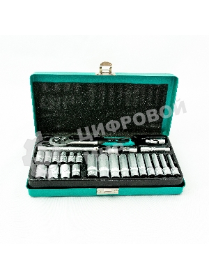 Набор торцевых головок с трещоткой Stels 1/2