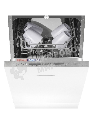 Встраиваемая посудомоечная машина Maunfeld MLP-08S, серебристый, 44.8 см, 9 компл., 49 дБ, класс A++
