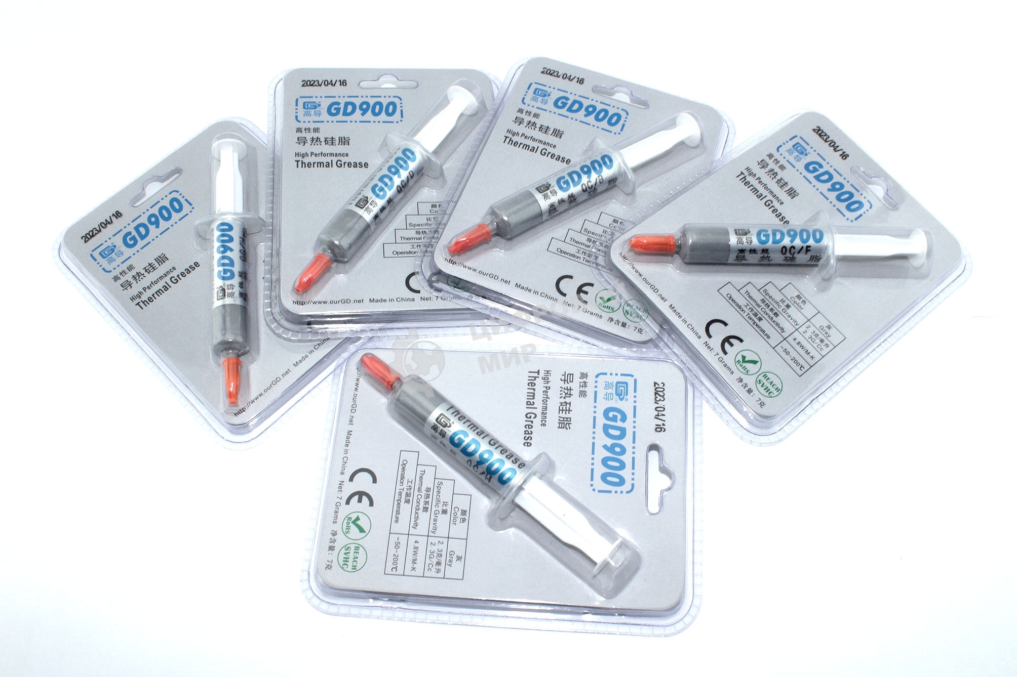Термопаста GD900 BR7 7 грамм блистер 5 шт