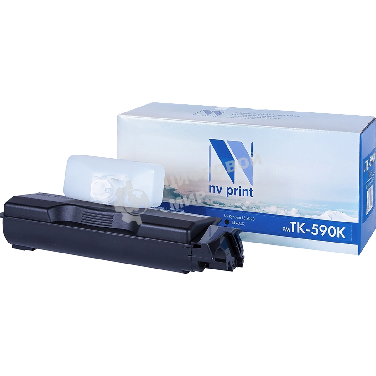 Картридж NVPrint совместимый Kyocera TK-590 Yellow для FS C2026MFP/C2126MFP/C2526MFP/C2626MFP (5000k)