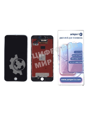 Дисплей Amperin для Apple iPhone 6S Plus в сборе с тачскрином (IPS), черный