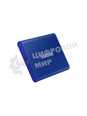 Внешний SSD Samsung T7, 2TB, USB 3.2 Gen 2 Type-C, R/W 1050/1000, синий