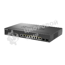 Коммутатор D-Link DGS-1210-10XP/ME/C1A (L2) 8x1 Гбит/с 2SFP+ 8PoE+ 240W управляемый